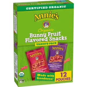 Annie’s Organic Fruit Snacks → Bunny Fruit Snacks