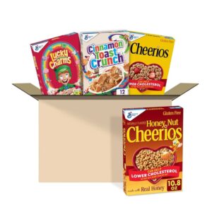 General Mills → Cheerios, Cinnamon Toast Crunch, Lucky Charms